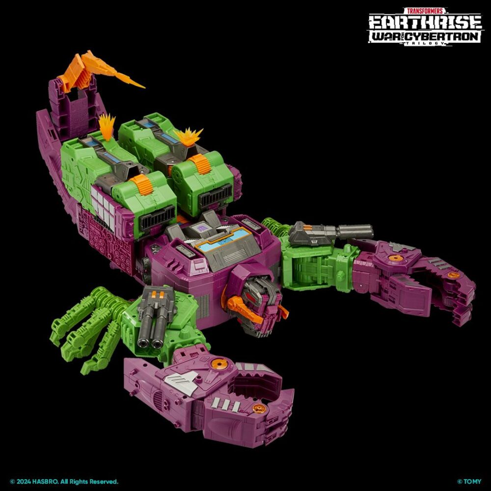 Figura de acción articulada de 53 cm del personaje EARTHRISE TITAN SCORPONOK TRANSFORMERS WFC de HASBRO