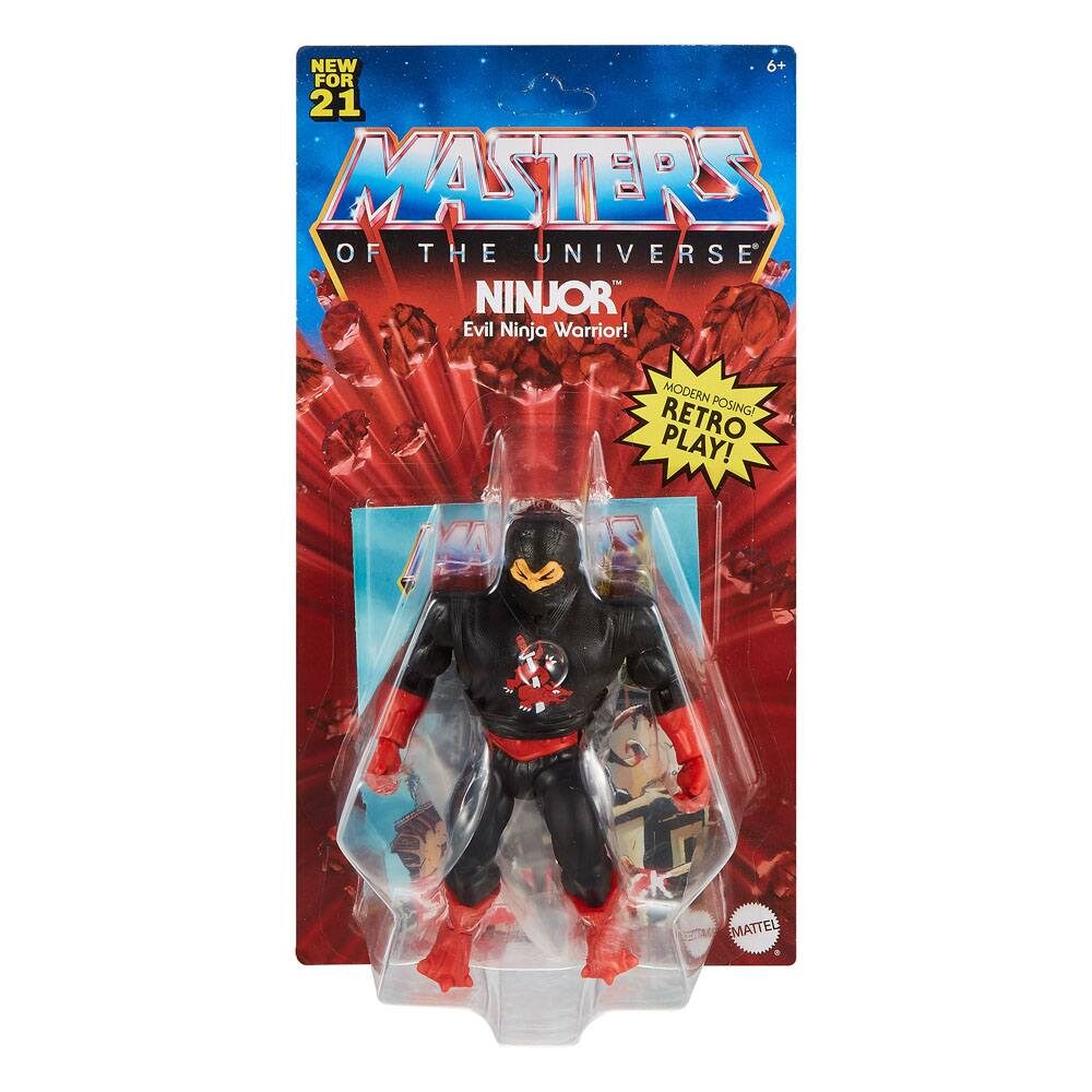 Figura de acción de 14 cm de Ninjor Masters del Universo Origins de Mattel