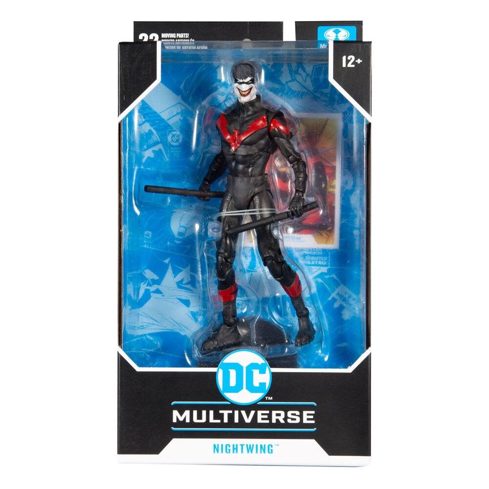 Figura de acción del personaje Nightwing joker Dc Multiverse del fabricante Mcfarlane