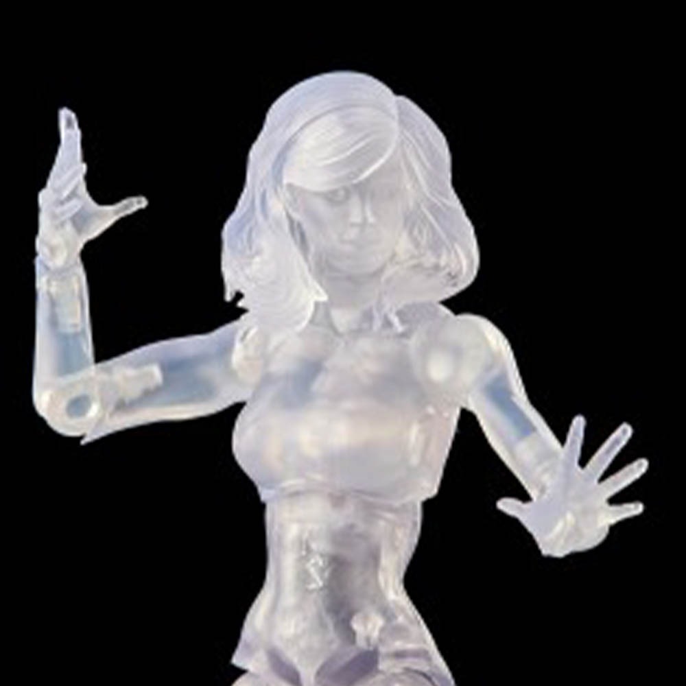 Figura de acción articulada de 16 cm del personaje INVISIBLE WOMAN EXCLUSIVA MARVEL LEGENDS de HASBRO