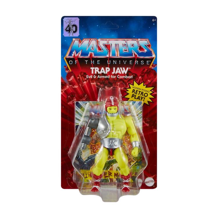 Figura de acción de 14 cm de Trap Jaw Masters del Universo Origins de Mattel