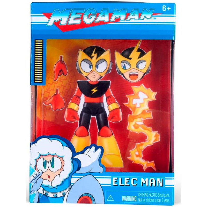 Figura de acción de 11 cm de ELEC MAN MEGA MAN, personaje del video juego Megaman.
