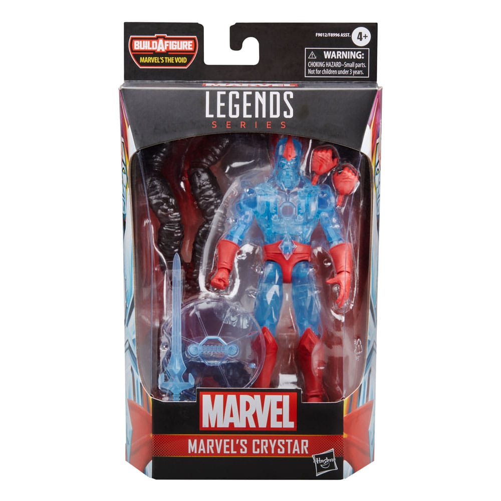 Figura de acción de Marvel's Crystar Marvel Legends. Es una figura de colección sobre los cómics