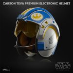 Réplica escala 1:1 del Casco electrónico Carson Teva Black Series de Star Wars del fabricante Hasbro.