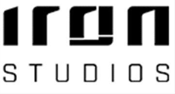 Logo de la marca IRON STUDIOS fabricante de estatuas