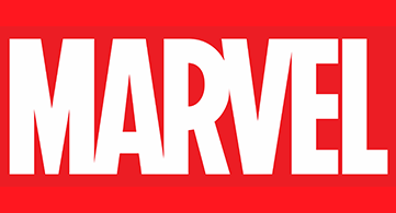 Logo de la franquicia Marvel sobre superhéroes, películas y cómics.