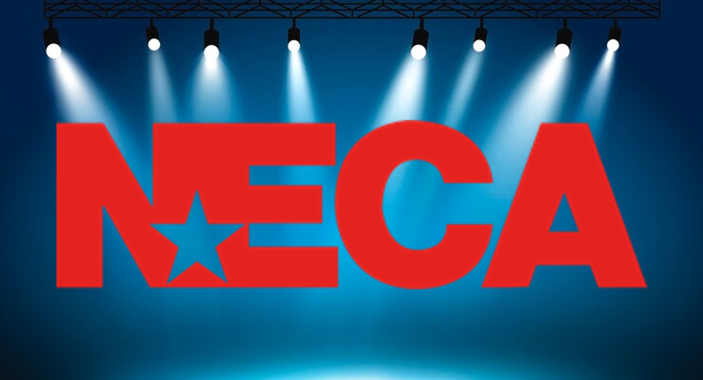 Logo sobre el fabricante de figuras NECA