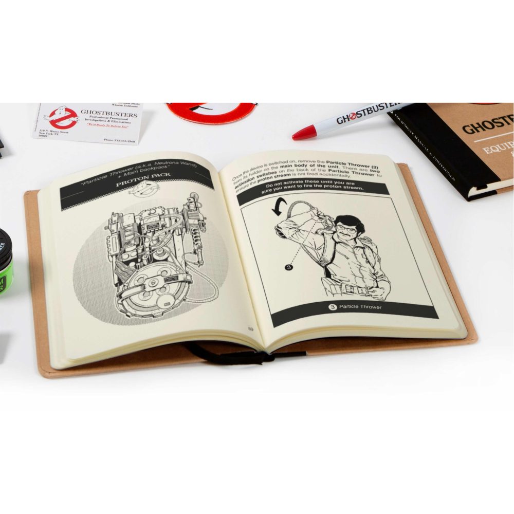 Un pack de objetos de la famosa serie de Cazafantas. El Kit del Empleado para empezar a Trabajar de Cazafantasmas