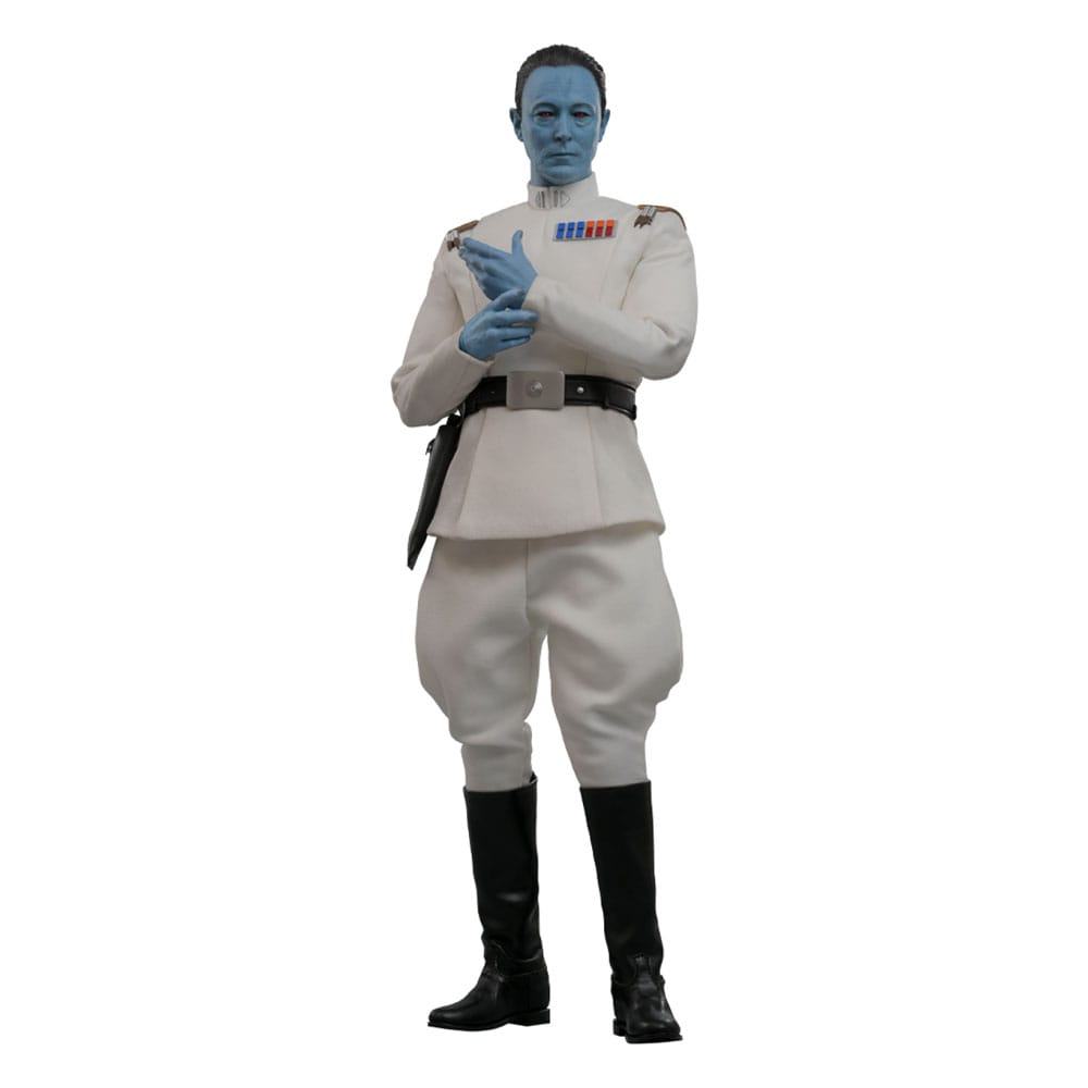 Figura en escala 1/6 del Gran Almirante Thrawn, tamaño aprox. 32 cm. de Star Wars: Ahsoka de Hot Toys que recrea este icónico Personaje!