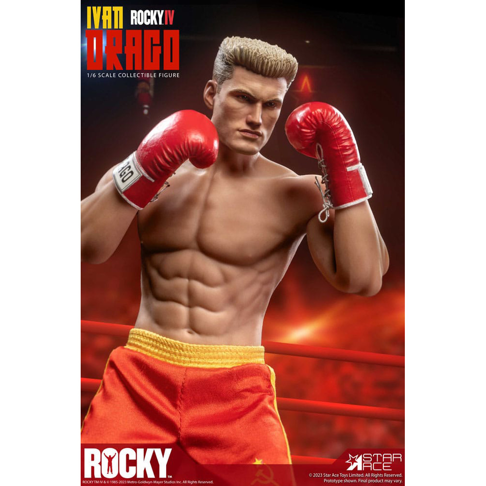 Figura de 30 cm del fabricante Star Ace sobre la figura de IVAN DRAGO ROCKY IV de la famosa saga Rocky