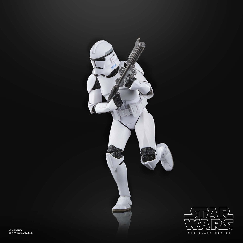 Figura de acción de Star Wars del pesonaje Phase II Clone Trooper Black Series Star wars