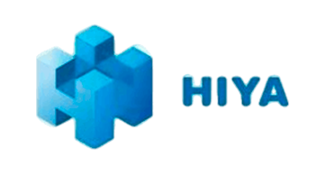 Logo del fabricante de figuras de acción Hiya toys.