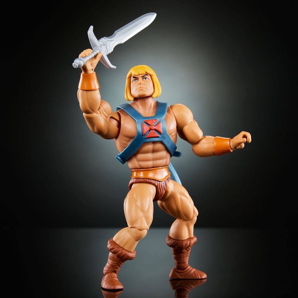 Figura de acción de 14 cm del personaje HE-MAN CARTOON COLLECTION de la franquicia de Masters del universo.