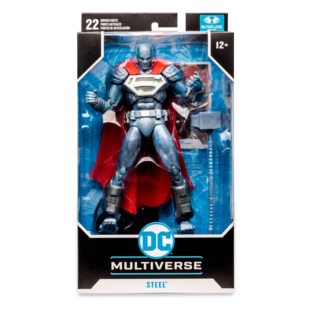 Figura de 17 cm del personaje Steel DC Multiverse del fabricante Mcfarlane