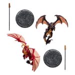 DRAGONS MULTIPACK 1 WORLD OF WARCRAFT. Estos dragones Red Highland Drake y Black Proto-Drake se basan en el fenómeno global de los juegos, WORLD OF WARCRAFT.