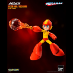 Figura de acción articulada de 10 cm del pesonaje MEGA MAN / ROCKMAN FIRE STORM DLX THREEZERO de la marca TREEZERO