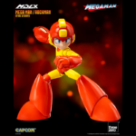 Figura de acción articulada de 10 cm del pesonaje MEGA MAN / ROCKMAN FIRE STORM DLX THREEZERO de la marca TREEZERO