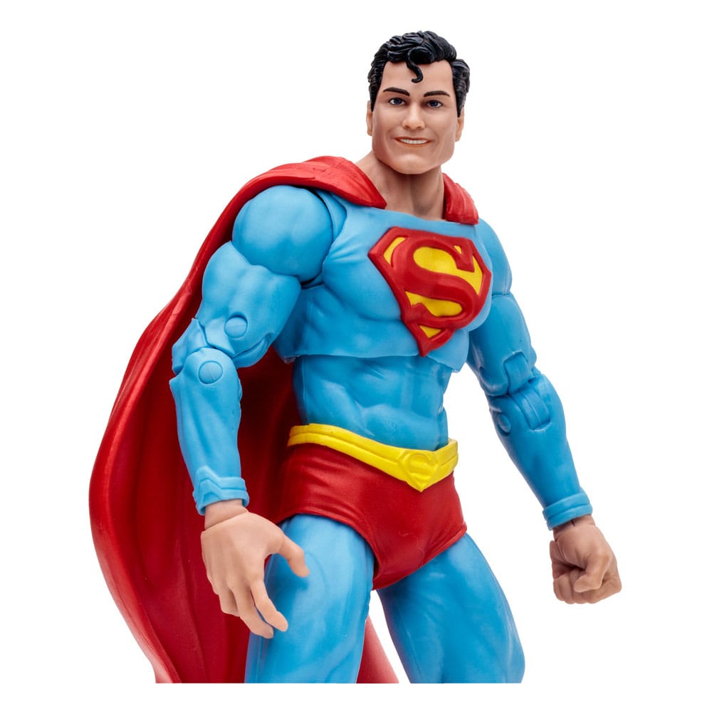 Figura de acción de 16 cm del personaje SUPERMAN CLASSIC DC MULTIVERSE de mano del fabricante Mcfarlane Toys.