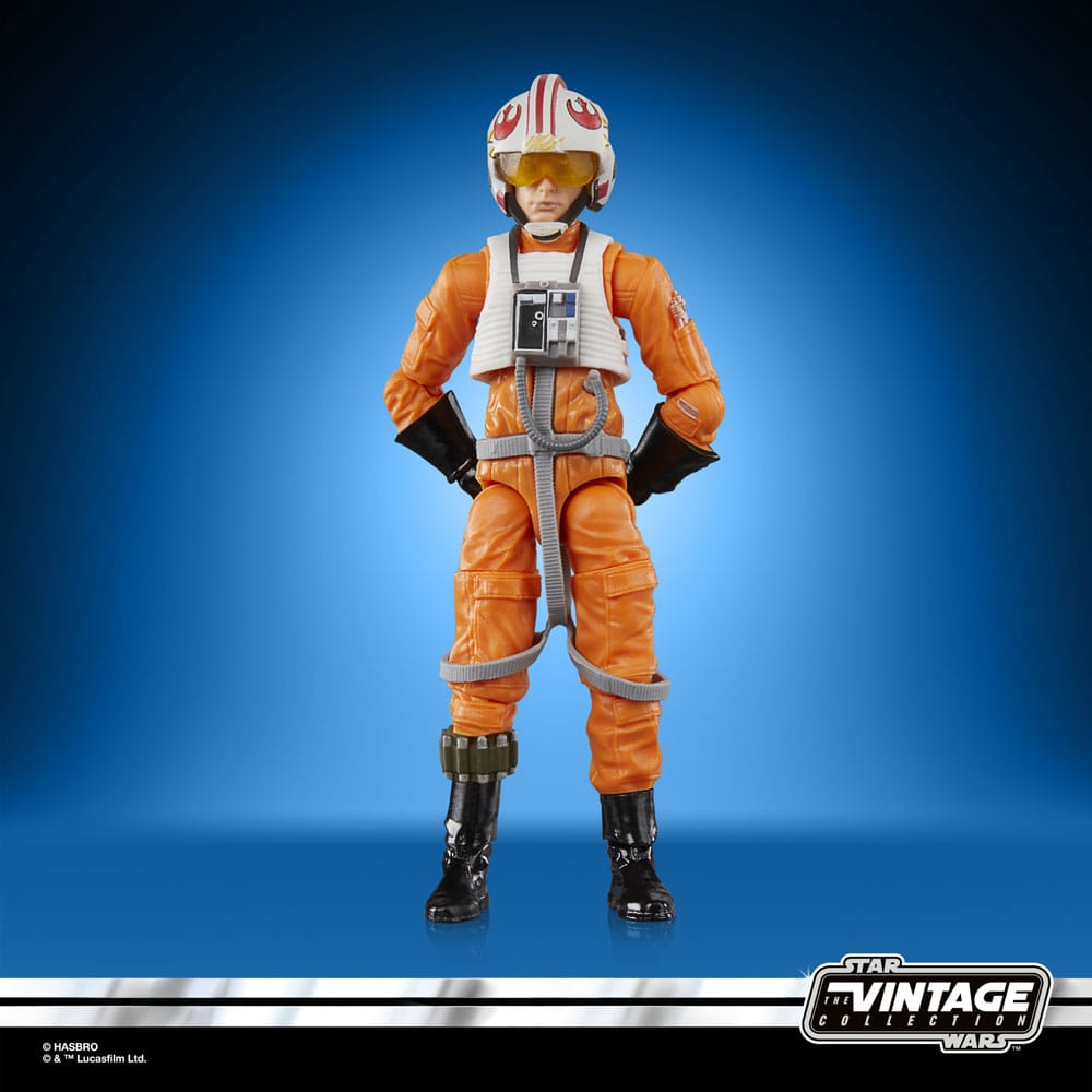 Figura articulada de acción de 9,5 cm del personaje LUKE SKYWALKER X-WING PILOT VINTAGE COLLECTION STAR WARS de Hasbro