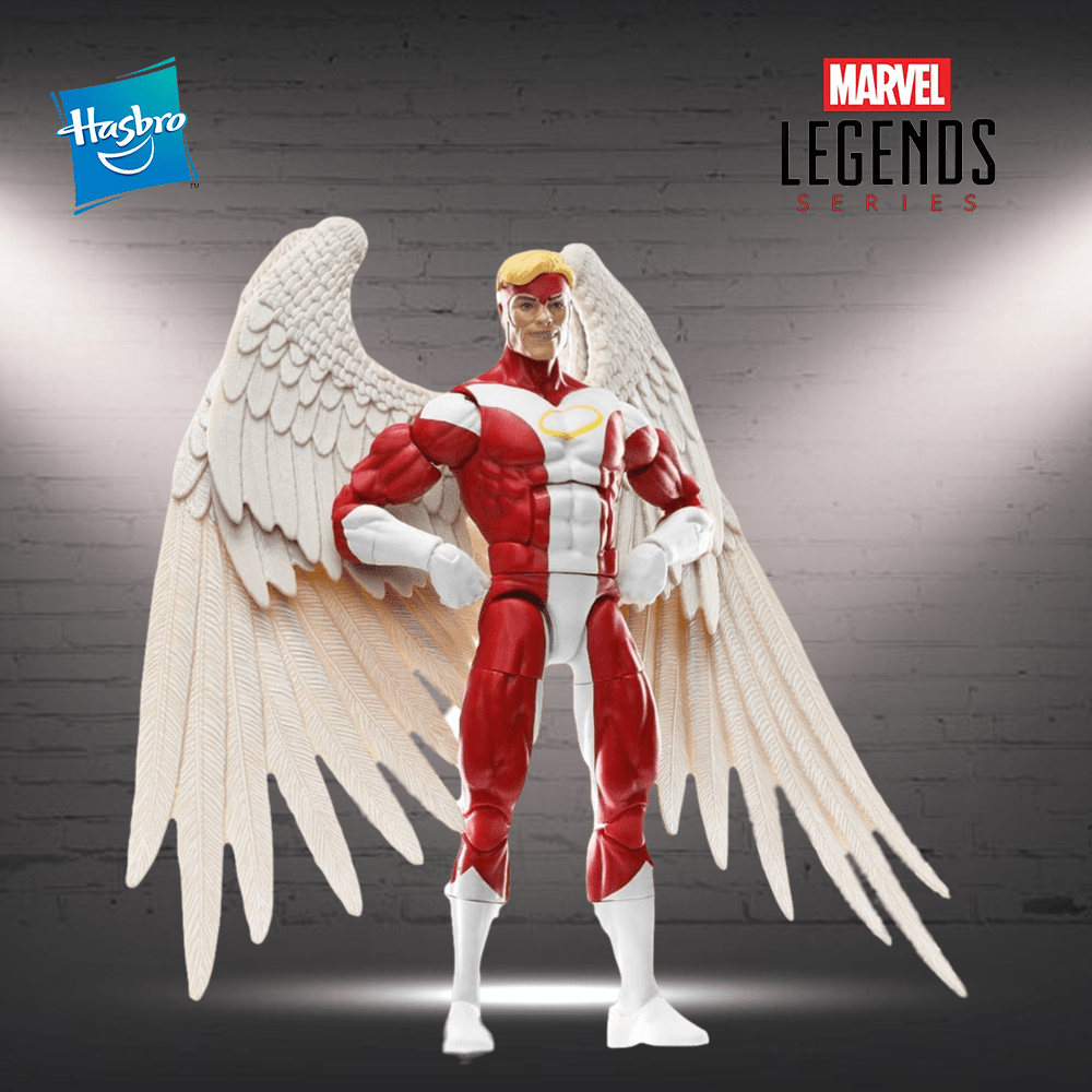 Figura de acción de 16 cm del personaje ANGEL X-MEN MARVEL LEGENDS del fabricante HASBRO.