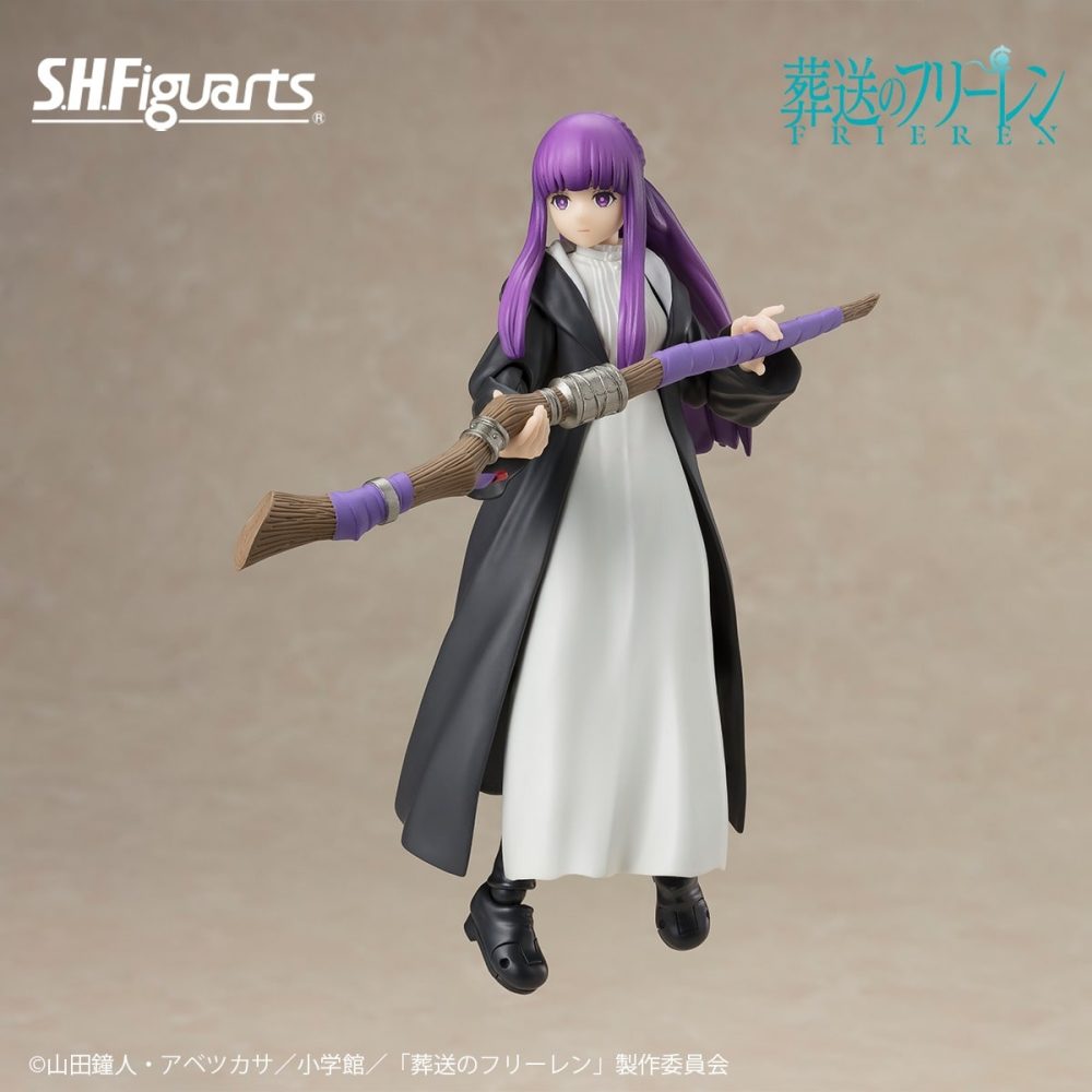 Figura de 15 cm del personaje FERN FRIEREN BEYOND JOURNEY'S END SH FIGUARTS del fabricante Tamashii Nations de Bandai.