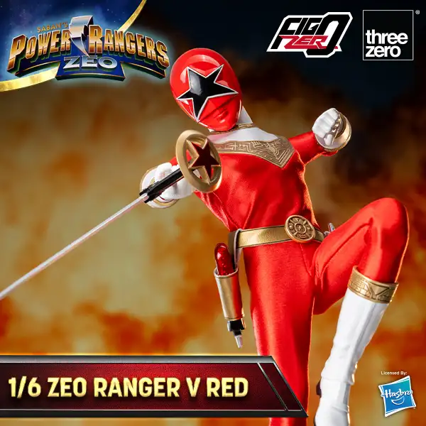 Figuras Power Rangers Figura articulada de ´Power Rangers Zeo´ con accesorios, tamaño aprox. 30 cm.