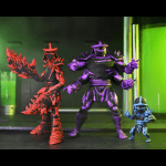 Pack de 3 figuras de acción 16 cm de los personajes SHREDDER CLONES BOX SET TMNT MIRAGE COMICS del fabricante NECA