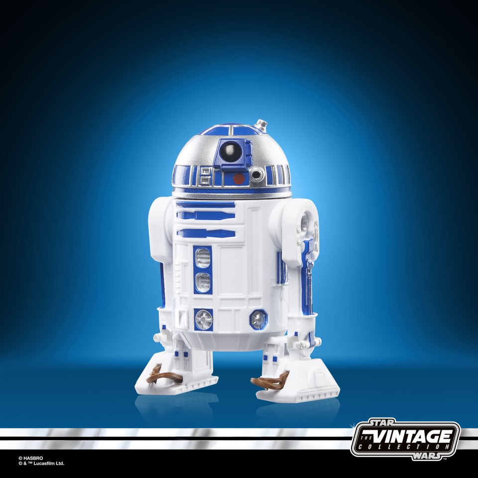 Figura de acción de 13 cm del personaje ARTOO DETOO R2-D2 VINTAGE COLLECTION STAR WARS de HASBRO