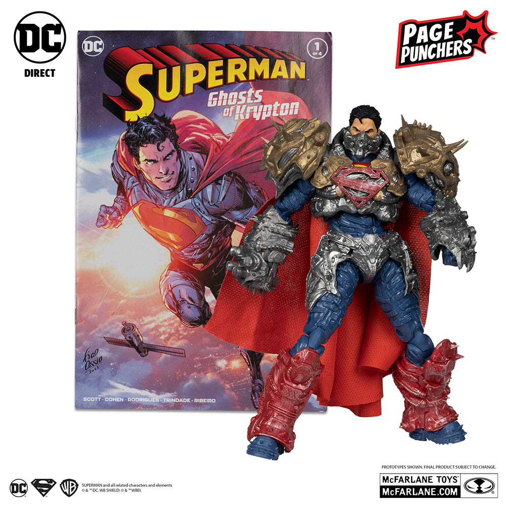 Figura de acción articulada del personaje SUPERMAN GHOSTS OF KRYPON de MCFARLANE TOYS
