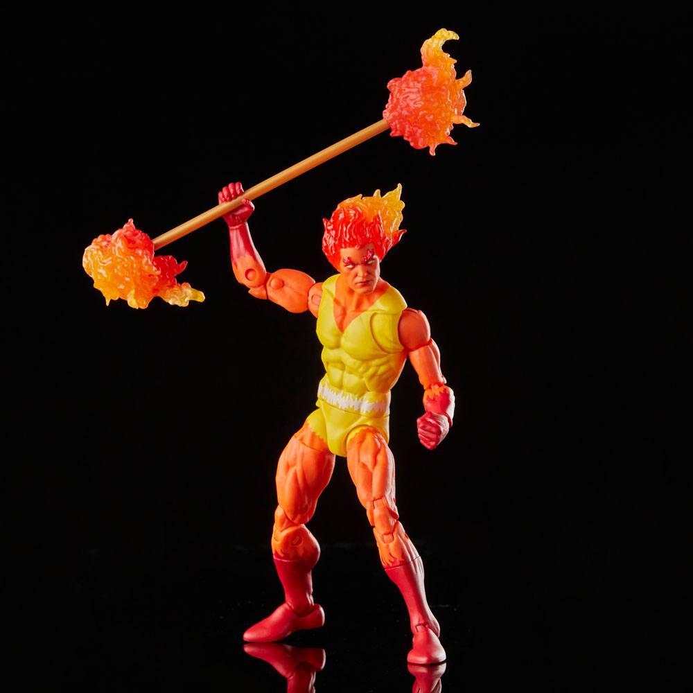 Figura de acción articulada de 16 cm del personaje FIRELORD FANTASTIC FOUR MARVEL LEGENDS de HASBRO