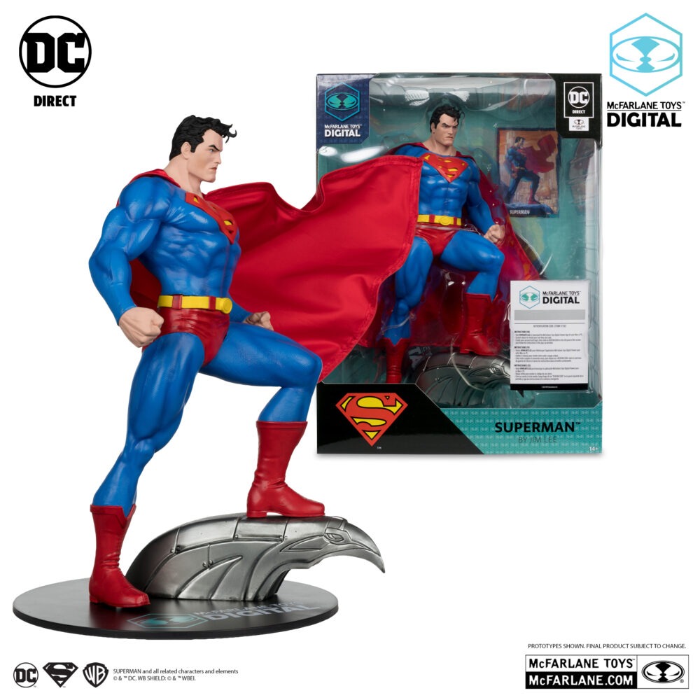 Estatua de 25 cm del personaje SUPERMAN BY JIM LEE 1/6 DC MULTIVERSE de MCFARLANE