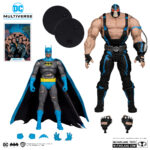 Pack de 2 figuras articuladas de los personaje PACK BATMAN VS BANE KNIGHTFALL DC MULTIVERSE de MCFARLANE TOYS