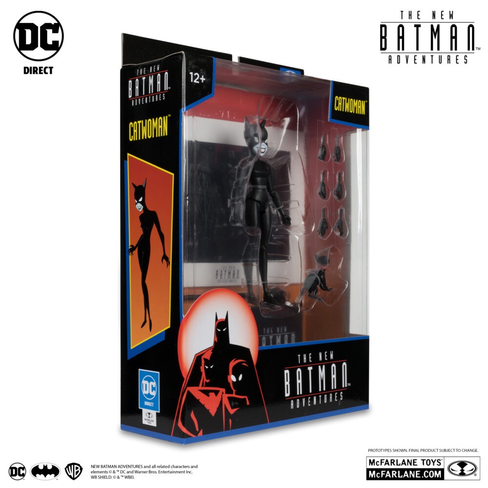 Figura de acción articulada de 16 cm del personaje CATWOMAN THE NEW BATMAN ADVENTURES DC DIRECT de MCFARLANE TOYS