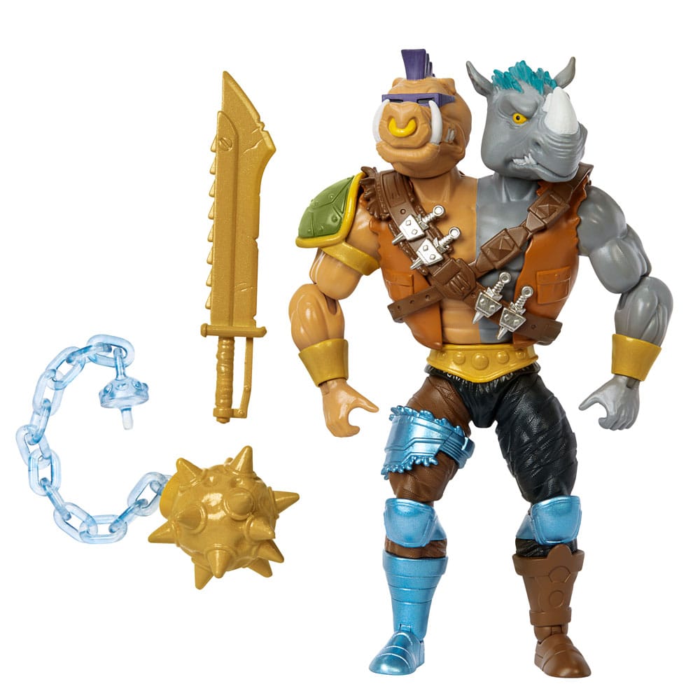 Figura de acción de 14 cm del personaje 2BOPSTEADY MOTU X TMNT TURTLES OF GRAYSKULL MASTERS DEL UNIVERSO de MATTEL