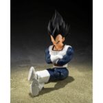 Figura articulada de 16 cm del personaje VEGETA OLD BATTLE CLOTHES DRAGON BALL Z SH FIGUARTS de TAMASHII NATIONS