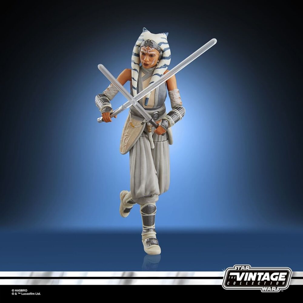 Figura de acción articulada de 9.5 cm del personaje AHSOKA TANO (PERIDEA) VINTAGE COLLECTION STAR WARS de HASBRO