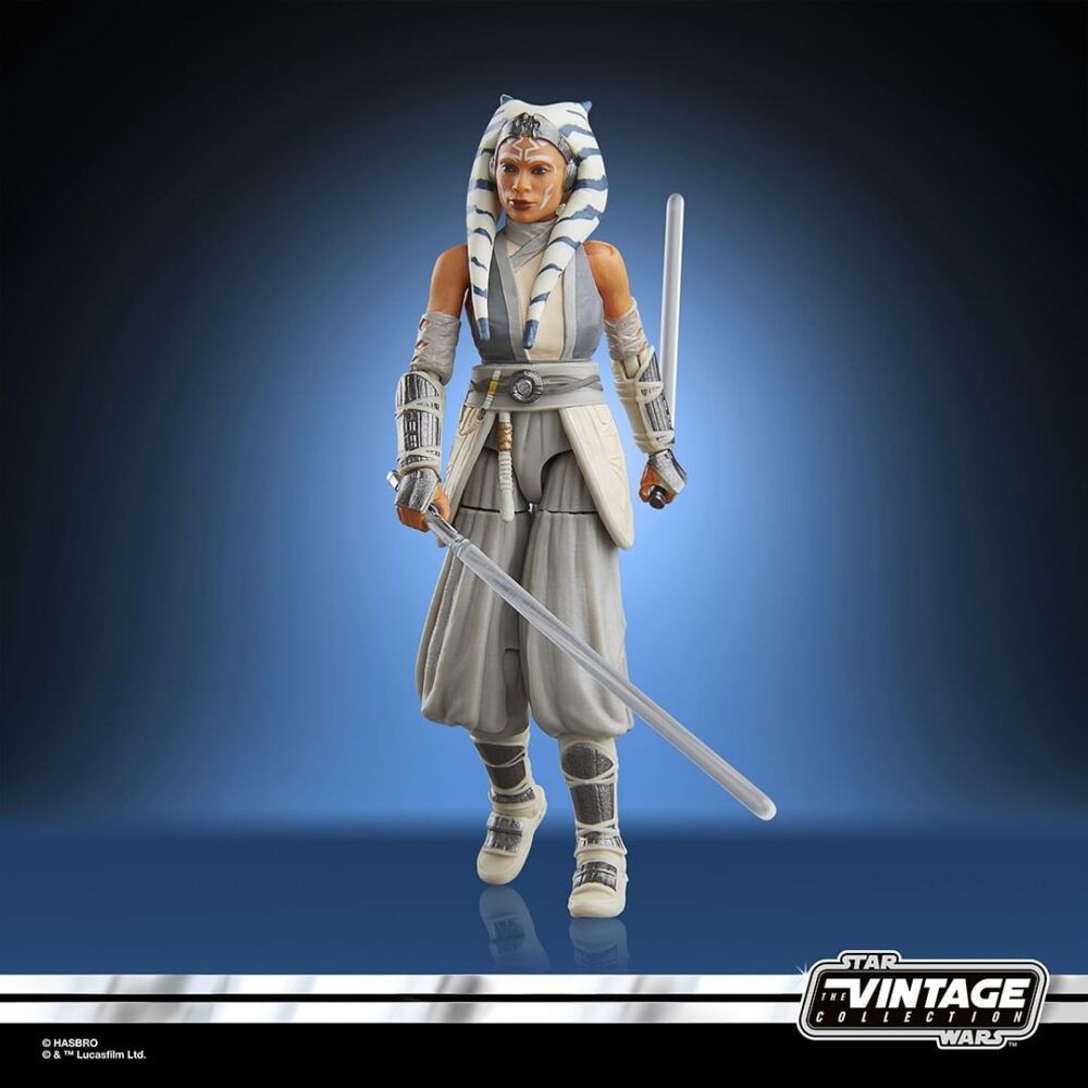 Figura de acción articulada de 9.5 cm del personaje AHSOKA TANO (PERIDEA) VINTAGE COLLECTION STAR WARS de HASBRO