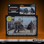 Figura articulada de 13 cm del personaje BLURRG & THE MANDALORIAN VINTAGE COLLECTION STAR WARS de HASBRO