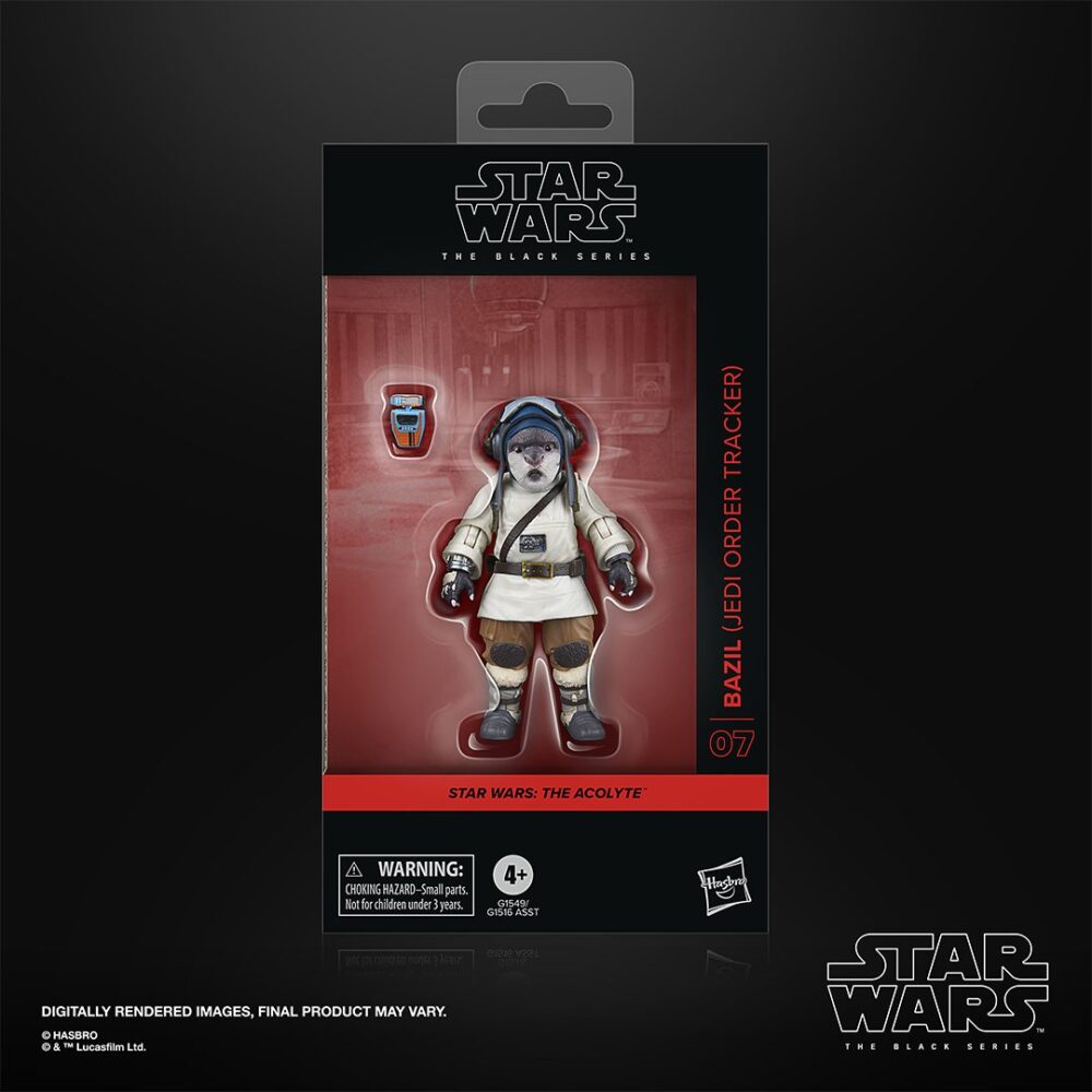 Figura articulada de acción de 10 cm del personaje BAZIL (JEDI ORDER TRACKER) BLACK SERIES STAR WARS de HASBRO