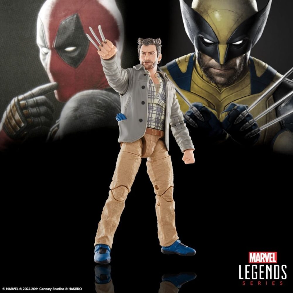 Figura de acción articulada de 16 cm del personaje LOGAN AND HEADPOOL MOVIE 2024 MARVEL LEGENDS SERIES de HASBRO