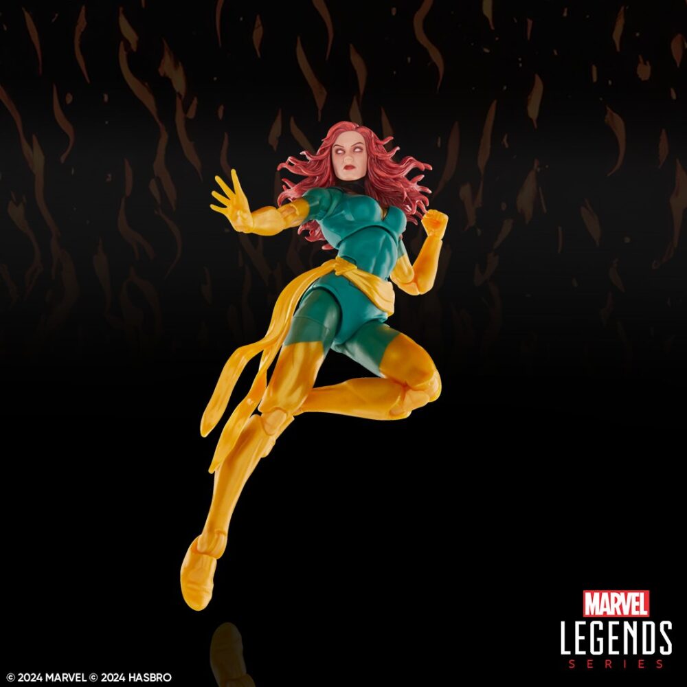 Figura articulada de 22 cm del personaje JEAN GREY PHOENIX MARVEL LEGENDS SERIES de HASBRO