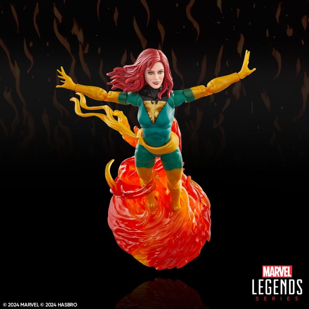 Figura articulada de 22 cm del personaje JEAN GREY PHOENIX MARVEL LEGENDS SERIES de HASBRO