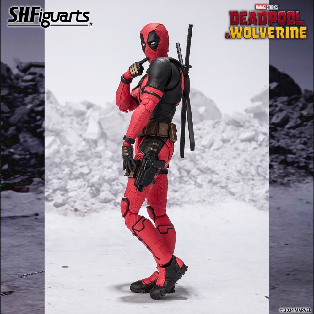 Figura de acción de 15 cm del personaje DEADPOOL MOVIE 2024 DEADPOOL & WOLVERINE SH FIGUARTS de TAMASHII NATIONS