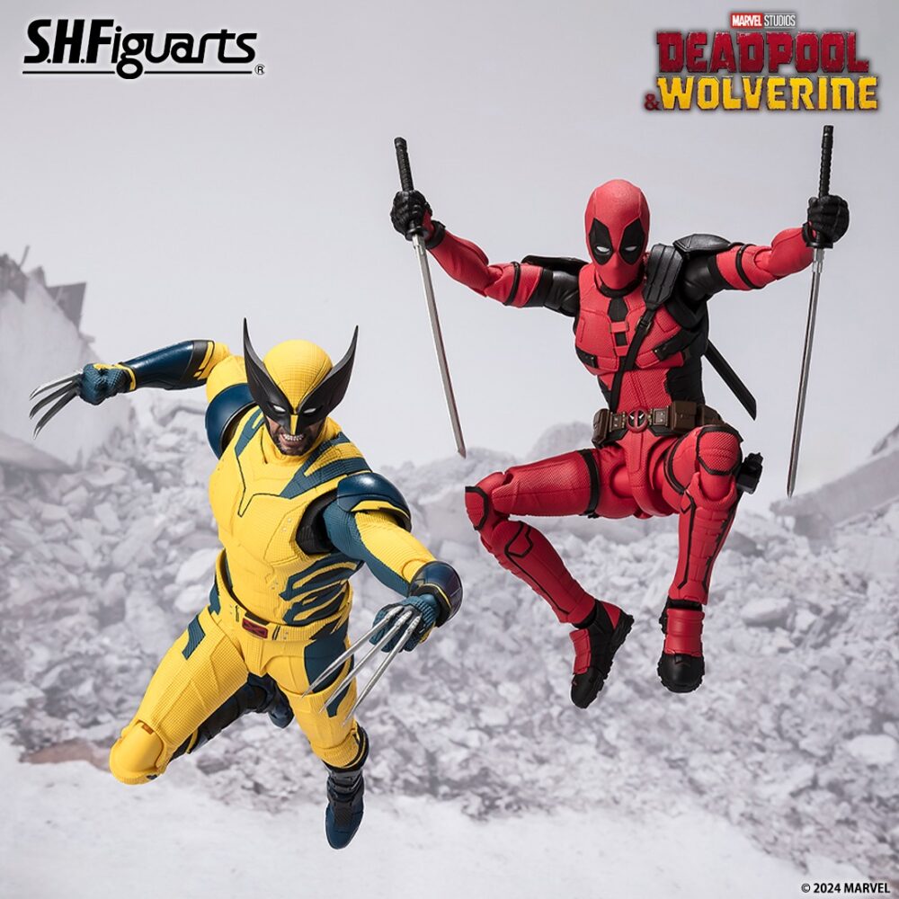 Figura de acción de 15 cm del personaje DEADPOOL MOVIE 2024 DEADPOOL & WOLVERINE SH FIGUARTS de TAMASHII NATIONS