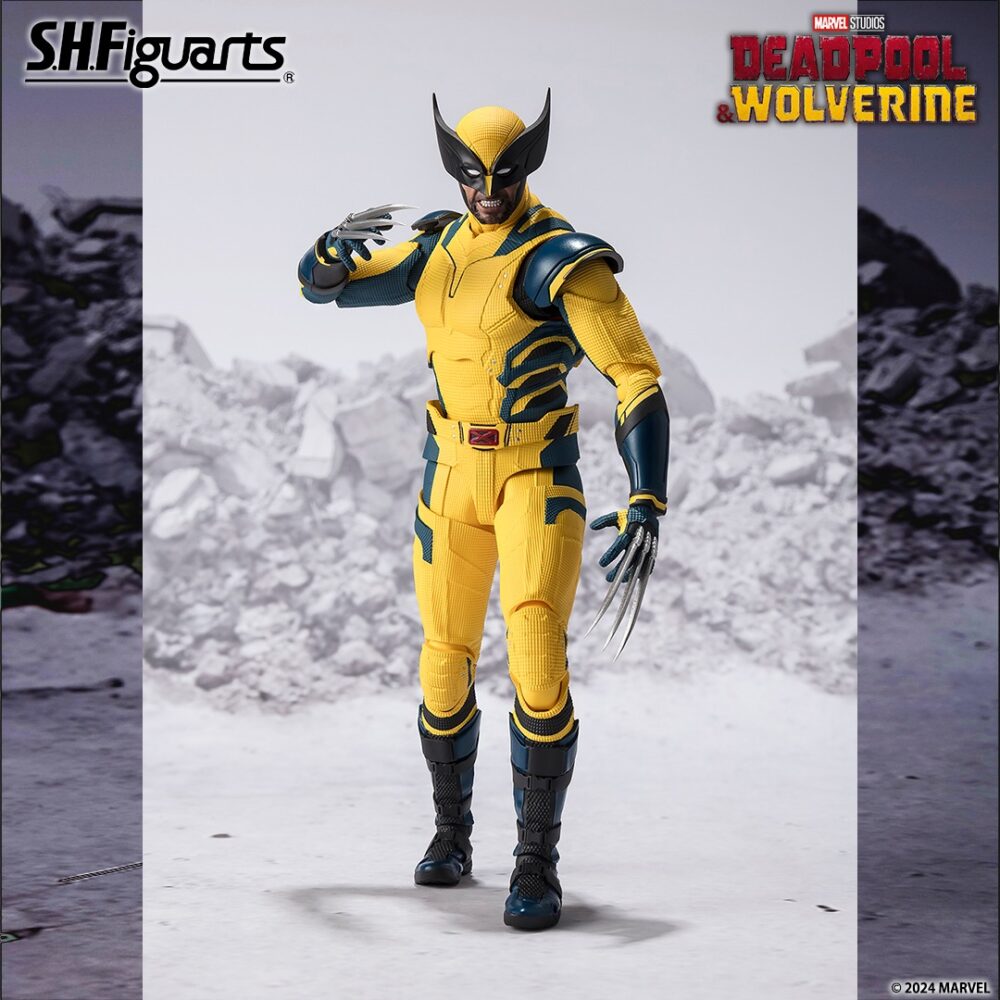 Figura de acción articulable de 15 cm de WOLVERINE MOVIE 2024 DEADPOOL & WOLVERINE SH FIGUARTS de TAMASHII NATIONS