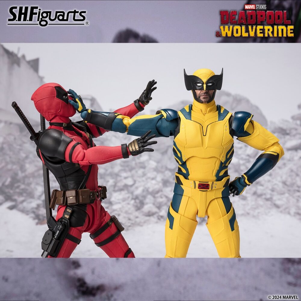 Figura de acción articulable de 15 cm de WOLVERINE MOVIE 2024 DEADPOOL & WOLVERINE SH FIGUARTS de TAMASHII NATIONS