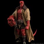 Figura de acción articulada del personaje HELLBOY 30TH ANNIVERSARY EDITION 1/12 de 1000TOYS