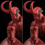 Figura de acción articulada del personaje HELLBOY 30TH ANNIVERSARY EDITION 1/12 de 1000TOYS