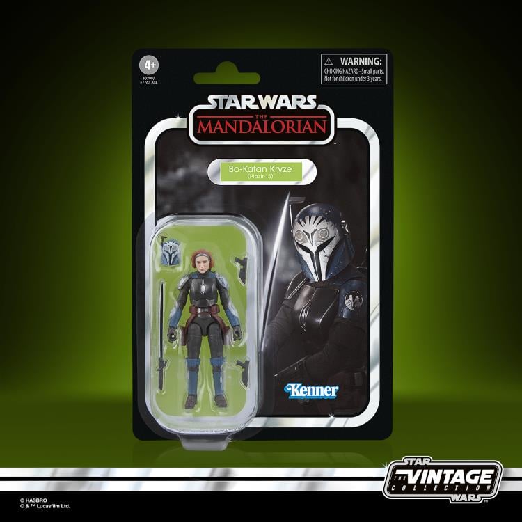 Figura de acción de 9,5 cm del personaje BO-KATAN KRYZE (PLAZIR-15) VINTAGE COLLECTION STAR WARS de HASBRO