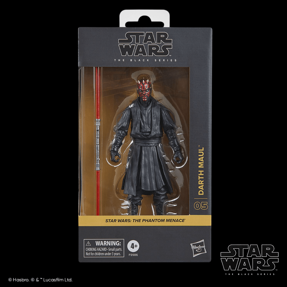 Figura de acción articulada de 16 cm del personaje DARTH MAUL BLACK SERIES STAR WARS de HASBRO